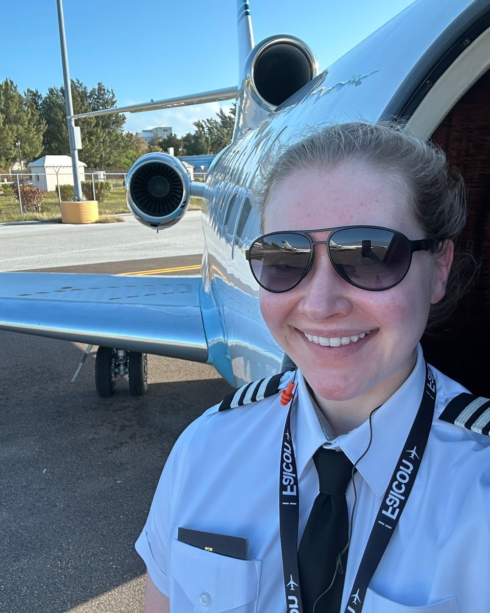 InThePattern1's tweet photo. Shout out to former ITP student Brooke who is flying corporate! She sent over this sweet selfie today! Way to go Brooke!! ❤️
#femaleaviator #itpalumni #itpproud #privatejets #corporatejets #avgeeks #aviationdaily #Instaaviation https://t.co/n1ih1fu7Ee