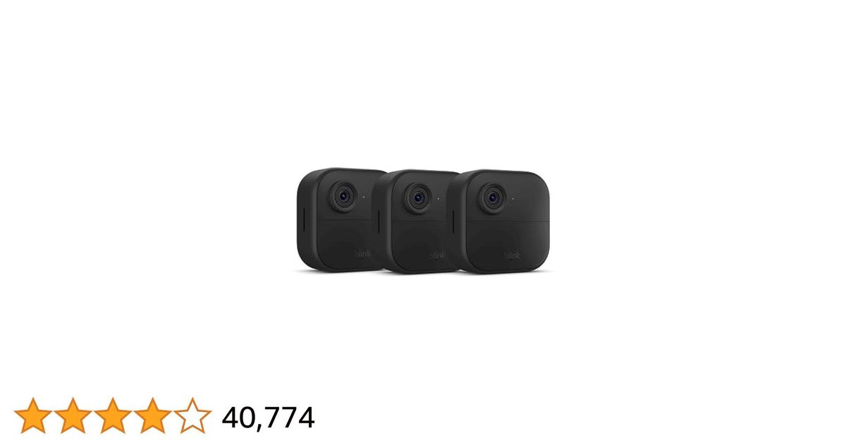 AmazonFindsAA's tweet photo. Blink Outdoor 4 (newest model),Wireless smart security camera, two-year battery, 1080p HD day and infrared night live view https://t.co/a5YdwZz8sh #Amazon #affiliate #viral #blink #trending #funny #product #bestseller #outdoor #newestmodel #hd #wireless #securitycamera #home https://t.co/yVLXThyDMU