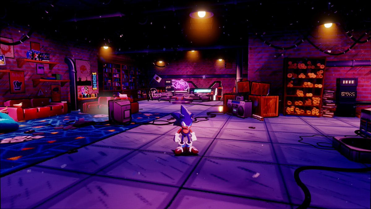 Just updated it a bit

“The Lab”✨🔬

Also the Level select and wardrobe 🧣🧢

The shop will be in the city.🏙️🗼

Pretty much?!🫩

#Sonic #Anime #90s #MadeinDreams #FanGame
