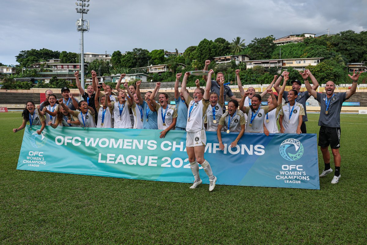 OFCfootball's tweet photo. Auckland United FC are crowned Champions once again 🏆🇳🇿
#OWCL https://t.co/EJoUvyeWT3