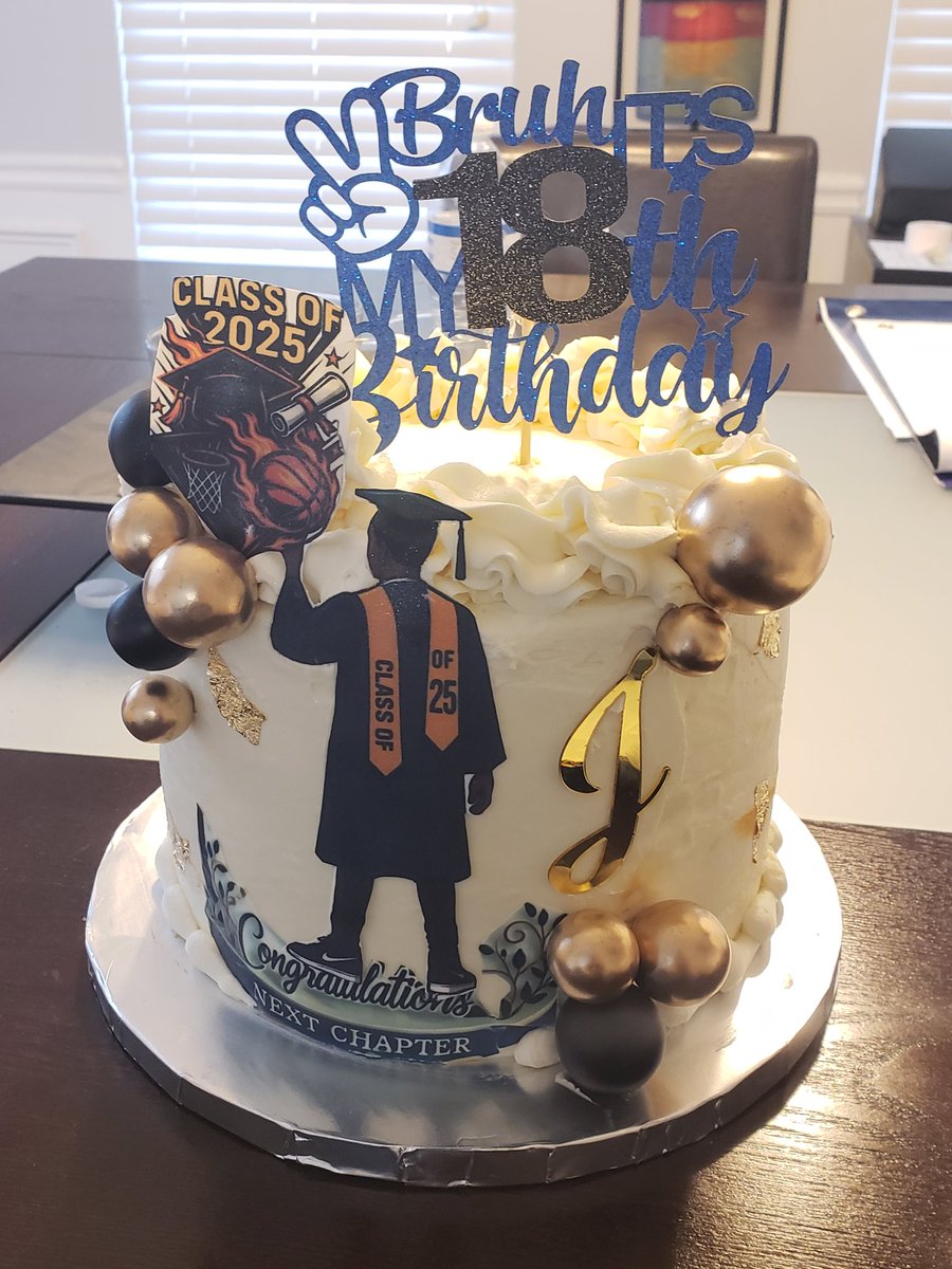 Great day for celebrations. Graduated HS and turned 18 today!!