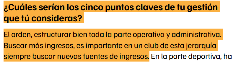 Sagastegui53's tweet image. La principal prioridad en la gestión actual de @M_Culebro. Entrevista para mediotiempo en Enero 2024. El problema de la afición es creer que se le está dando prioridad a lo deportivo y en realidad no es así.