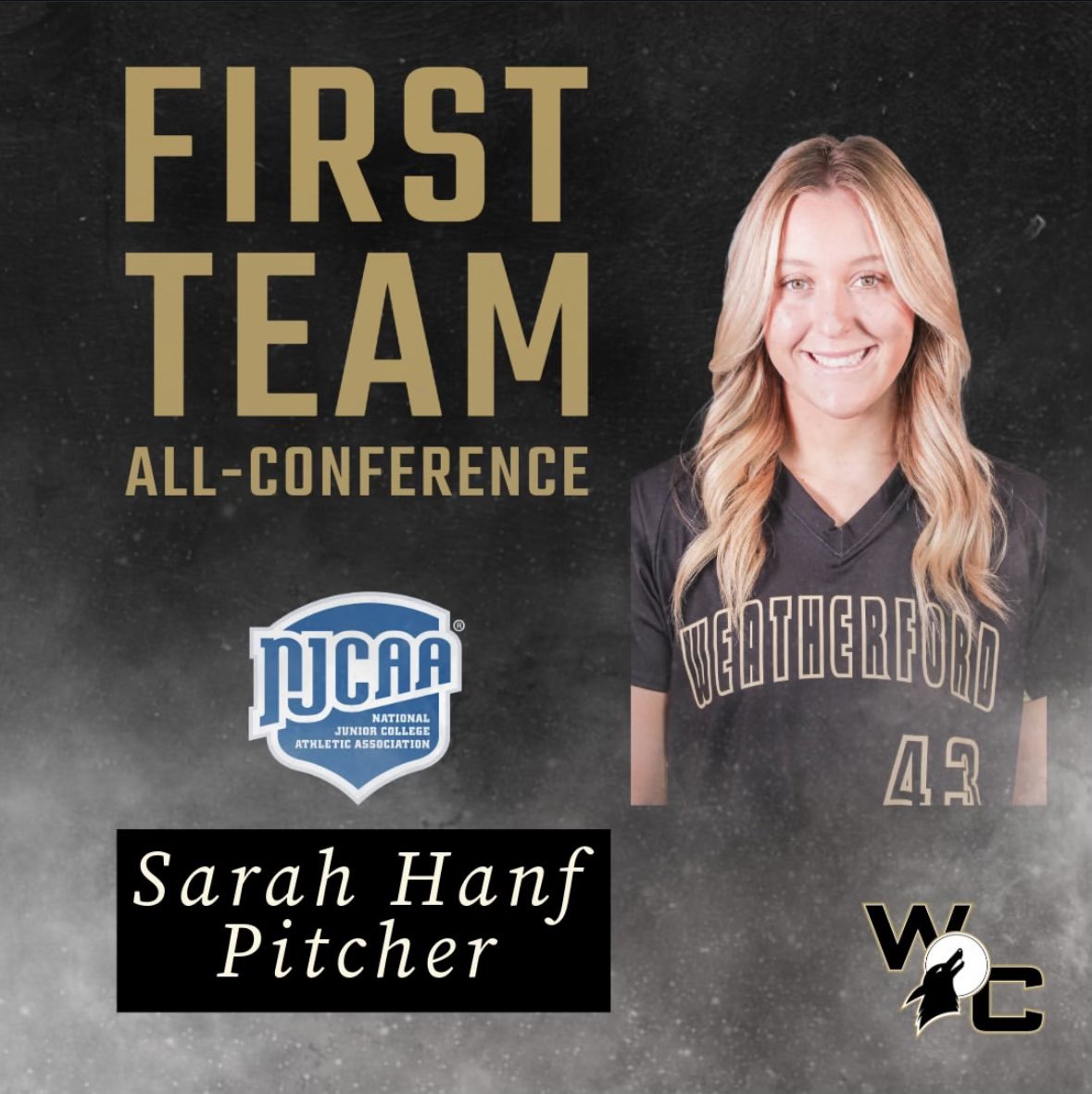 Honored  to be named to the All-Region Team and First All-Conference Team! 🙏