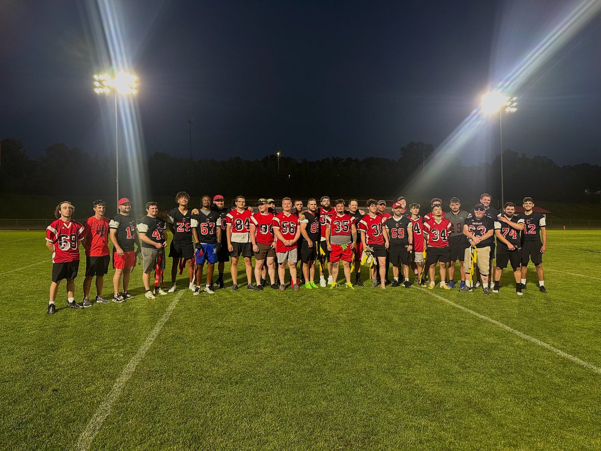 Great Night having all the former letterman back at The Cockpit for the first annual alumni flag football game! #GBR #SpursUp #6SOH