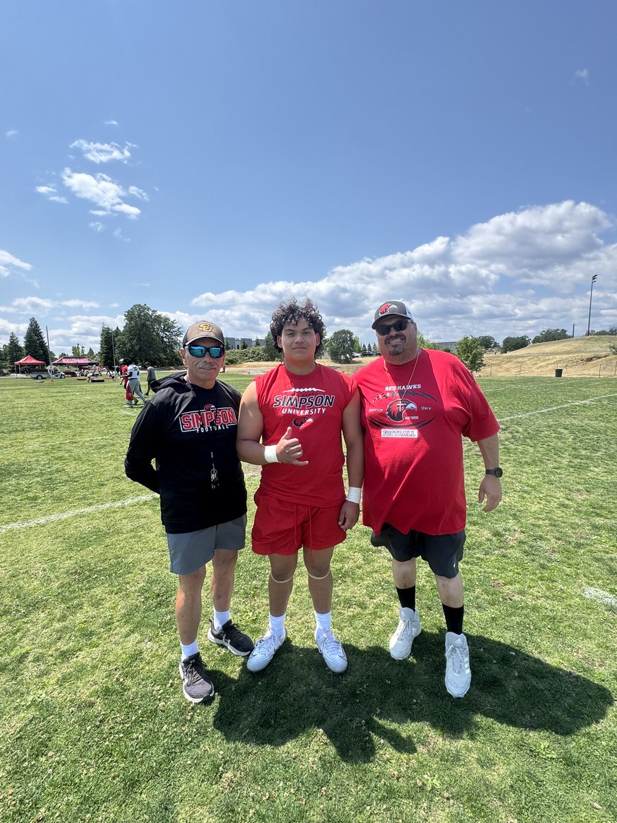 Isaac Tenorio Jr (@isaactenoriojr7) on Twitter photo After a dominant camp at <a href="/SimpsonU_FB/">Simpson U Football</a> and a great conversation with <a href="/coachcasados/">Coach Casados</a> I’m truly humbled and blessed to receive my 1st offer from Simpson University! #PaintTheStateRed 🩸
#ComeFlyWithUs🦅
#AGTG
Shoutout Coaches <a href="/CoachG_Simpson/">Garrett Sandow</a> <a href="/CoachSDD/">Shawn Daniel</a> <a href="/unko_drew_/">Andrew Motuapuaka</a> <a href="/CoachRich_SUfb/">Rich</a> After a dominant camp at <a href="/SimpsonU_FB/">Simpson U Football</a> and a great conversation with <a href="/coachcasados/">Coach Casados</a> I’m truly humbled and blessed to receive my 1st offer from Simpson University! #PaintTheStateRed 🩸
#ComeFlyWithUs🦅
#AGTG
Shoutout Coaches <a href="/CoachG_Simpson/">Garrett Sandow</a> <a href="/CoachSDD/">Shawn Daniel</a> <a href="/unko_drew_/">Andrew Motuapuaka</a> <a href="/CoachRich_SUfb/">Rich</a>