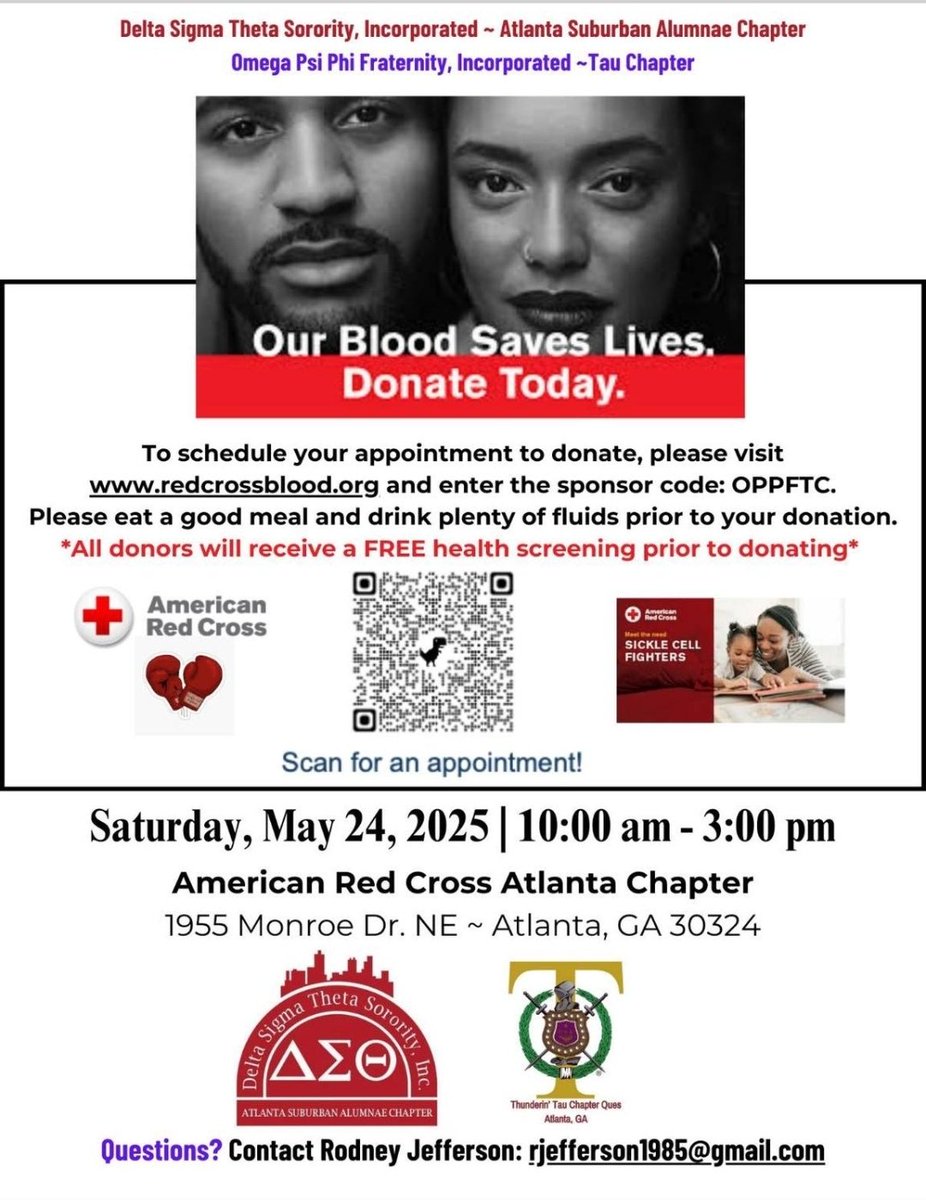 omega_georgia's tweet image. join Tau Chapter [IG: @tauchapterques ] &amp;amp; the Atlanta Suburban Alumnae Chapter [IG: @asacdst ]  for their Blood Drive with the American Red Cross [IG: @americanredcross ]. #FIETTS #opp1911 #tauchapter #dst1913 #asacdst #blooddrive #americanredcross #healthinitiatives #Health
