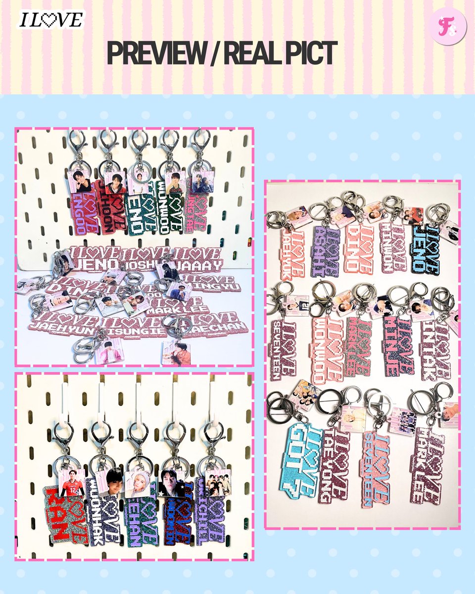 funnystudios__'s tweet photo. [ re-share &amp; likes r vvv appreciated 💗 ]

‘I L♡VE.....’ Keychain batch 3

Customize keychain
Price 48.000 | DP 35.000

PO periode 18 — 22 May 2025
💌 Link Form pre-order in our bio https://t.co/mT7K1jGqvH