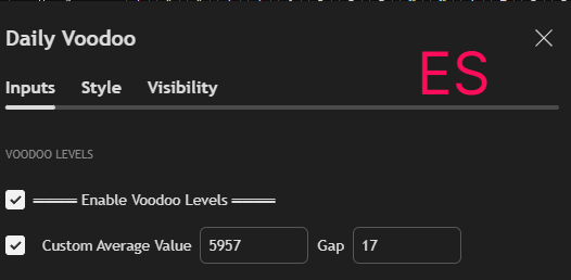 RedBenTrader's tweet photo. Voodoo Range Calibrations for the week of 5/19/25:   For those using @CarreyTrades
Indicator, match your settings to the screenshots to calibrate for the week. Join my free discord for full charts and trading tips  https://t.co/dy5YKRaBuY https://t.co/1rZoJcQAL7