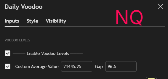 RedBenTrader's tweet photo. Voodoo Range Calibrations for the week of 5/19/25:   For those using @CarreyTrades
Indicator, match your settings to the screenshots to calibrate for the week. Join my free discord for full charts and trading tips  https://t.co/dy5YKRaBuY https://t.co/1rZoJcQAL7