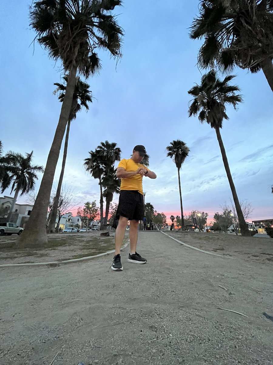 Terminando corrida y sigo con la molestia, salieron 9km. 🏃🏻👟🔥‼️ #Running #losmochis #sinaloa #trainningday #42k #maraton