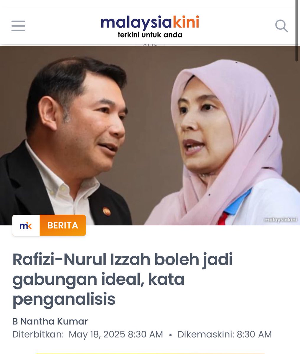Isyarat untuk Anwar pergi demi kelangsungan dan masa depan PKR; Penganalisis
<a href="/KEADILAN/">KEADILAN</a>