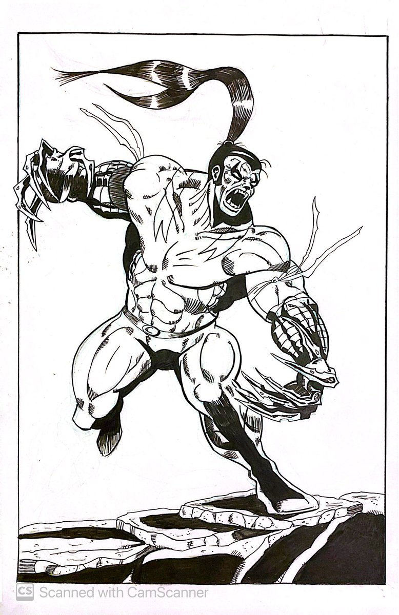 MarcusKelligrew's tweet image. On THE STUDIO TONIGHT on youtube.com/@dondrawsstuff… we drew Ripclaw from @TopCow &amp;amp; @Marc_Silvestri @DonDrawsStuff @MarcusKelligrew @DuckBaconGraph @SpareTank @ArtofARCover @omerglitch  Here’s mine!