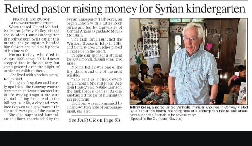 SoccerMouaz's tweet photo. An inspiring story of an Arkansas family that helped save and educate Syrian children in the midst of War. A very moving article about Faith and Love by @LockwoodFrank 

@syrianetf https://t.co/WqooqcKgqg