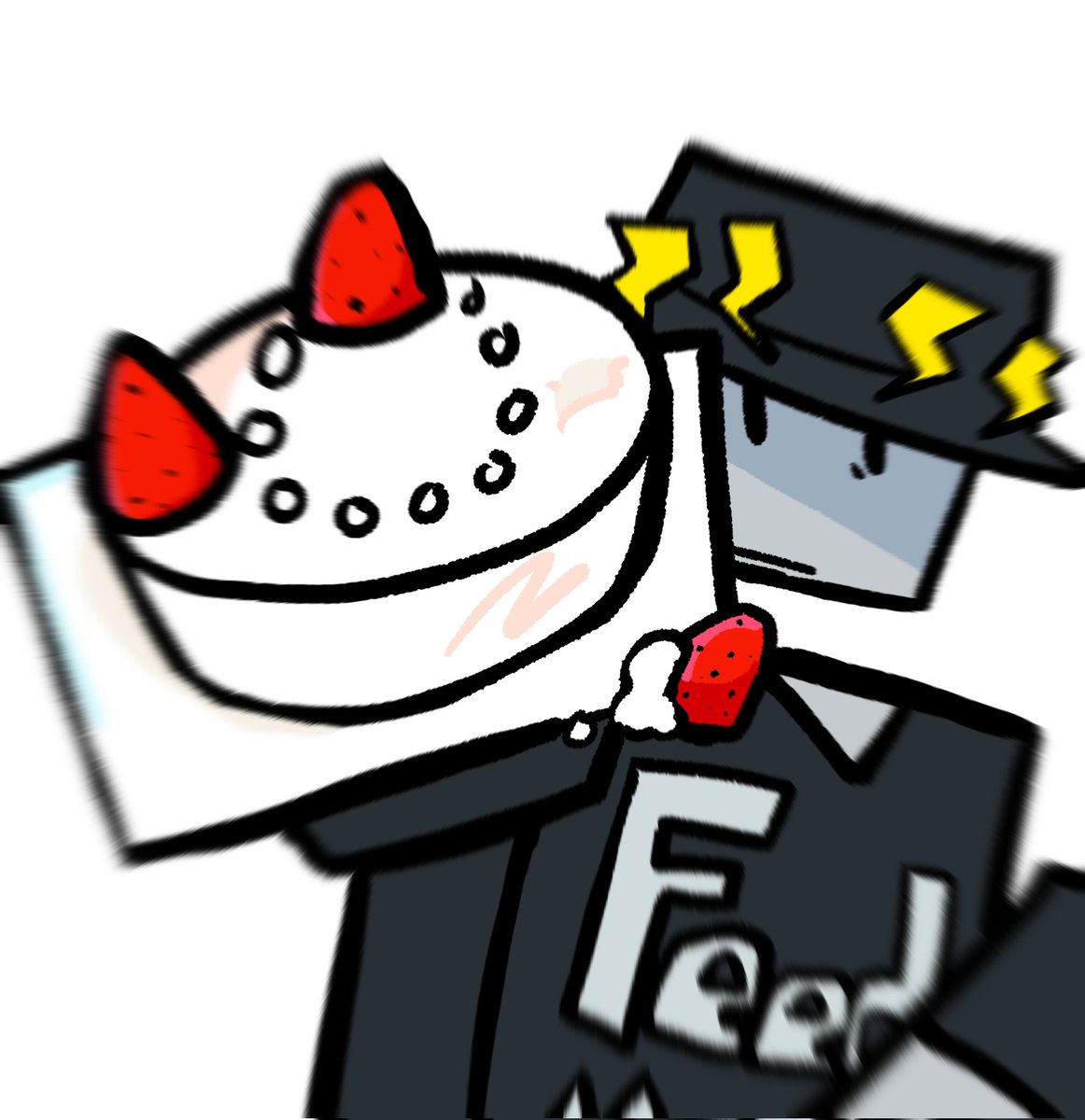1m_BB_y3s's tweet image. #sorcus
#robloxart

Cake