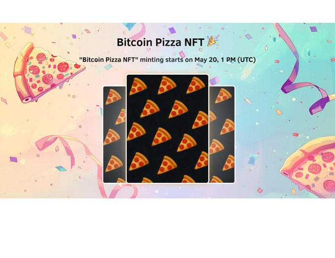 uniswap12's tweet photo. 🍕珍贵的比特币披萨 NFT 来啦！
🌟用 GOAT 网络上的首个实用型NFT来纪念 #BitcoinPizzaDay。

🎁 抽GOAT Network Pizza NFT白单 x 2 
1.关注 我 & @goatnetwork
2.赞 + 转 + 评论留 evm 地址

📅 Mint：5 月 20 日至 22 日（白名单）| 5 月 22 日（公开）

😍#OKX Ventures领投的 #GOAT Network公开发行Bitcoin Pizza NFT，5月20日当天开始白单Mint，情人节大礼延续到比特币Pizza节当天，堪称链上618活动预热！持有者可长期享受 GOAT Network 生态内项目（包括 DeFi、MemeCoin、基础设施等）的持续空投🪂 ，空投资金由官方直接购买项目代币分发，权益随持有时间累积增长。

😍上个月GOAT Network发行的Happy Birthday NFT也是与空投权益深度绑定（如 OKX Wallet活动可获额外20%空投），推动市场需求与流动性双升。Happy Birthday NFT基于 BTC 本位涨幅达 3 倍，U 本位涨幅 4 倍，链上地址高度分散，持有者覆盖全球社区，反映生态共识强劲👉 https://t.co/h7n0yqa0YV。

#GOATNetwork #PizzaNFT #比特币披萨节