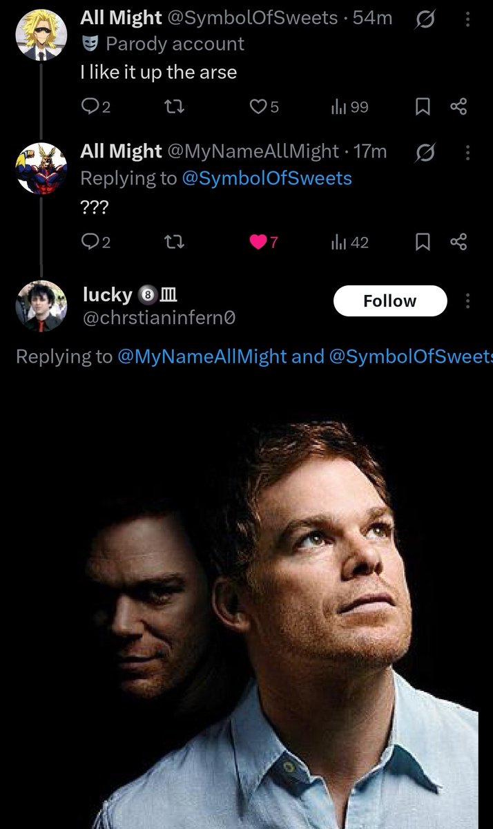 All Might tweet media