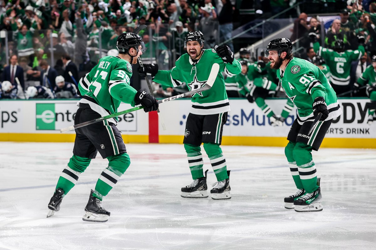 DallasStars's tweet photo. WE CAN HARLEY BELIEVE IT ‼️

@BudLight | #EasyToCelebrate | #TexasHockey https://t.co/ORHkIdMPkK