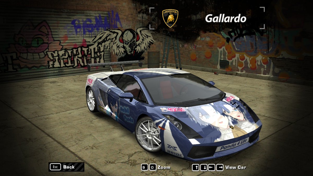 Adhmzmz's tweet photo. New Itasha just drop,, udah ijin dari kak @NeibiiPanda di mobil favoritnya juga Lamborghini Gallardo (privat)
#needforspeed
#mostwanted
#panda4life https://t.co/bKaniTHBO1
