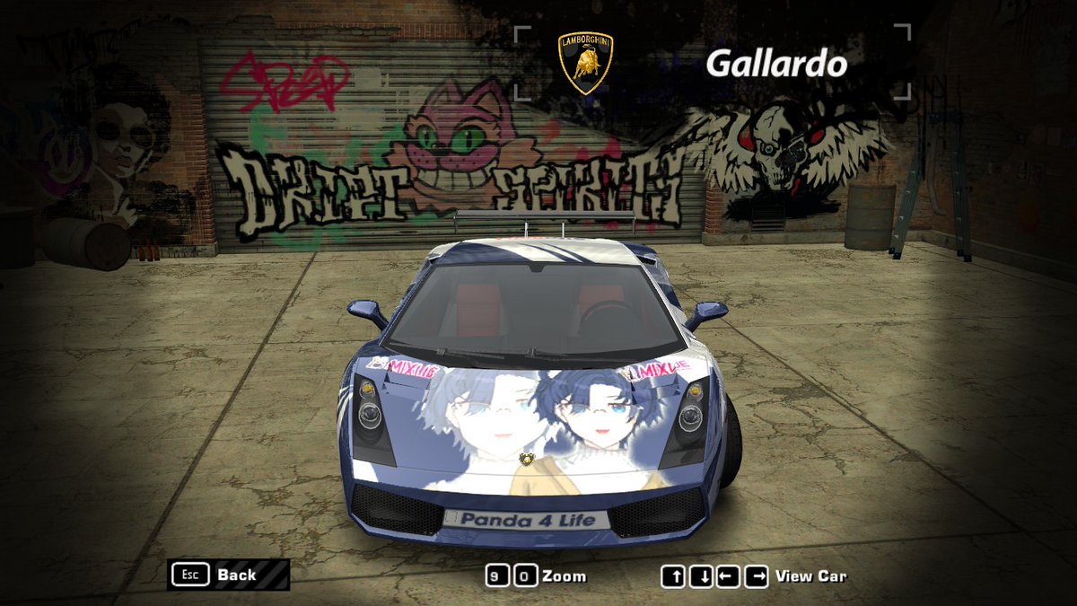 Adhmzmz's tweet photo. New Itasha just drop,, udah ijin dari kak @NeibiiPanda di mobil favoritnya juga Lamborghini Gallardo (privat)
#needforspeed
#mostwanted
#panda4life https://t.co/bKaniTHBO1