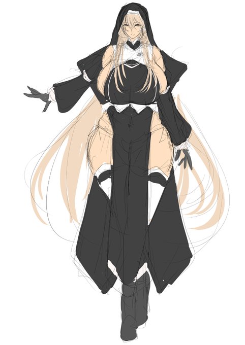 以前描いて、ちょっと放置してしまったが次はこれを完成させるよ。
#フォロワーさんから私にオススメの要素を貰ってえっちな聖女をつくる 