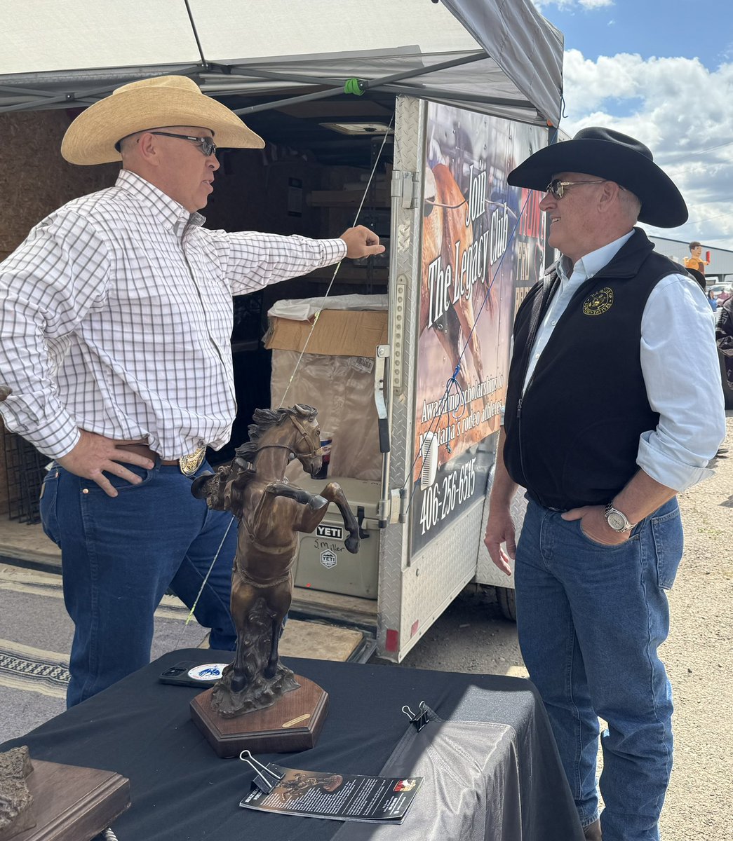 Had a great day at the World Famous Miles City Bucking Horse Sale!

Great to see so many friends and to participate in a truly iconic Montana event. 🇺🇸