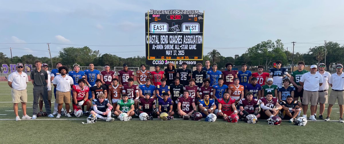 OEISD Communications Officer (@oeisdo) on Twitter photo CBCA All-Star Football game at Buc Stadium
<a href="/OdemAthletics/">Odem Owl Athletics</a> <a href="/CallerSports/">Caller Sports</a> <a href="/GPISDATHLETICS/">GPISD ATHLETICS</a> <a href="/SintonPirates/">SintonPirates</a> CBCA All-Star Football game at Buc Stadium
<a href="/OdemAthletics/">Odem Owl Athletics</a> <a href="/CallerSports/">Caller Sports</a> <a href="/GPISDATHLETICS/">GPISD ATHLETICS</a> <a href="/SintonPirates/">SintonPirates</a>