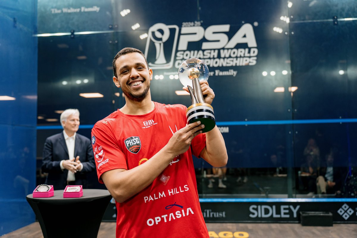 PSA World Championships (@psaworldchamps) on Twitter photo ICYMI
<a href="/noursherbini/">Nour el Sherbini</a> & <a href="/mostafasal_/">Mostafa Asal</a> captured the trophies last night in Chicago π
Read all about it here π
tinyurl.com/4duv8t6z ICYMI
<a href="/noursherbini/">Nour el Sherbini</a> & <a href="/mostafasal_/">Mostafa Asal</a> captured the trophies last night in Chicago π
Read all about it here π
tinyurl.com/4duv8t6z