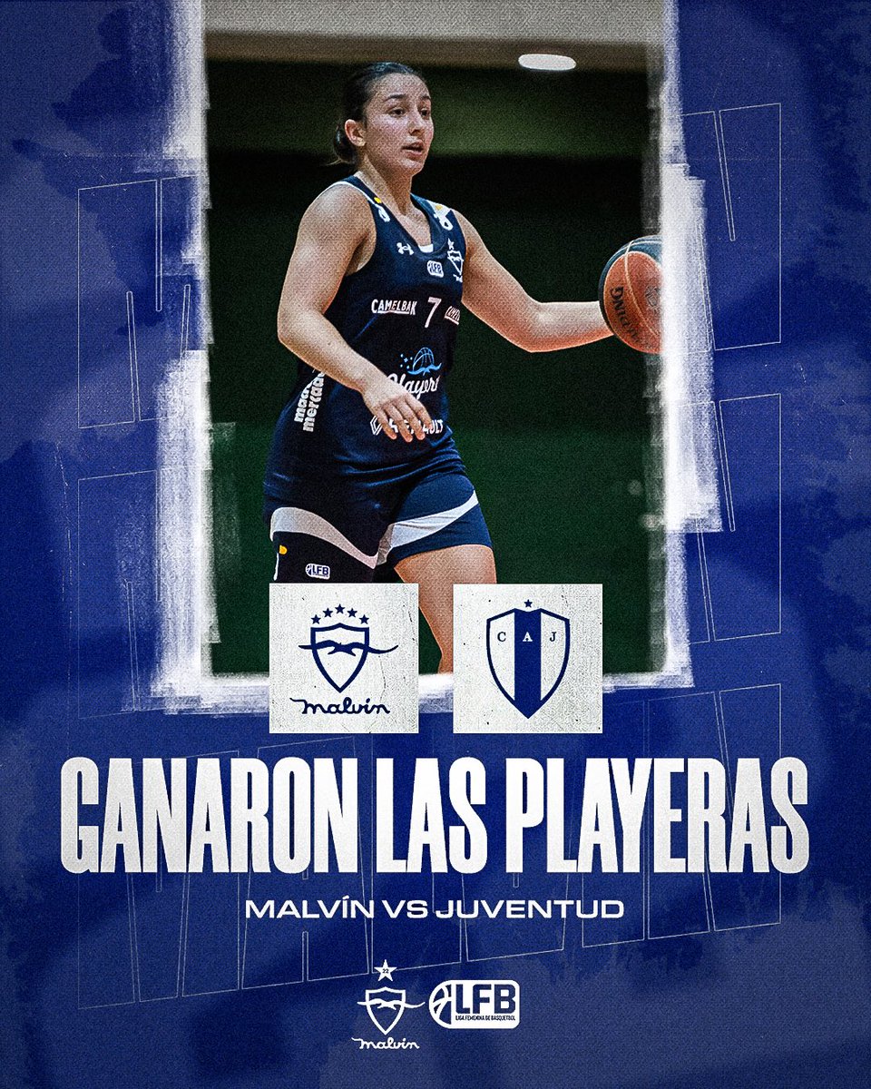Malvín (@playeras_basket) on Twitter photo 💙¡𝗚𝗔𝗡𝗢́ 𝗠𝗔𝗟𝗩𝗜́𝗡!
Las playeras derrotaron 74-57 a Juventud por la primera fecha de la <a href="/LfbUruguay/">LFB - Uruguay 2025</a> 2025.
🔝 𝐉𝐨𝐚𝐪𝐮𝐢𝐧𝐚 𝐆𝐫𝐞𝐠𝐨𝐫𝐢𝐨 𝐲 𝐒𝐞𝐥𝐞𝐧𝐚 𝐌𝐞𝐝𝐫𝐢𝐜𝐤 fueron las goleadoras con 𝟏𝟑 unidades.
#VamosLaPlaya 🌊 💙¡𝗚𝗔𝗡𝗢́ 𝗠𝗔𝗟𝗩𝗜́𝗡!
Las playeras derrotaron 74-57 a Juventud por la primera fecha de la <a href="/LfbUruguay/">LFB - Uruguay 2025</a> 2025.
🔝 𝐉𝐨𝐚𝐪𝐮𝐢𝐧𝐚 𝐆𝐫𝐞𝐠𝐨𝐫𝐢𝐨 𝐲 𝐒𝐞𝐥𝐞𝐧𝐚 𝐌𝐞𝐝𝐫𝐢𝐜𝐤 fueron las goleadoras con 𝟏𝟑 unidades.
#VamosLaPlaya 🌊