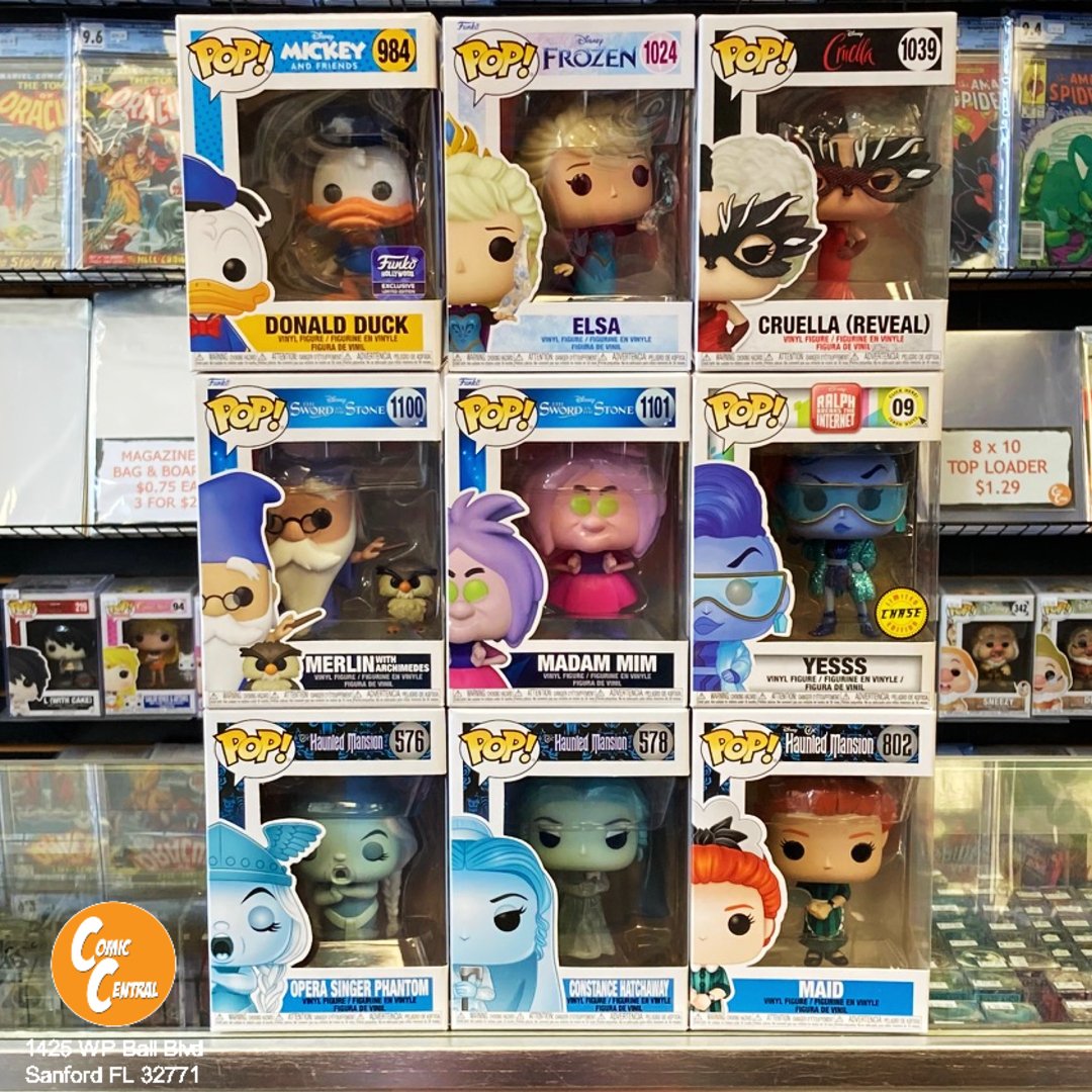 ComicCentralFL's tweet photo. Happy Sunday Funday! Our Sunday Funko Pop drop posts are back! We have a Disney themed Pop drop this week! Beauty and the Beast, Lion King, Disneyland, and more! #funkocollector #popvinyl #popfigures #funkoshop #funko #funkofan #funkopopvinyl #funkomania #funkoaddict #FunkoPOP https://t.co/mQs9uYWxnS