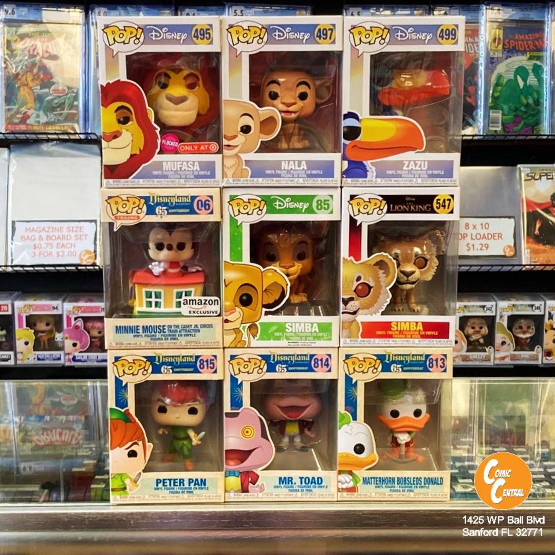 ComicCentralFL's tweet photo. Happy Sunday Funday! Our Sunday Funko Pop drop posts are back! We have a Disney themed Pop drop this week! Beauty and the Beast, Lion King, Disneyland, and more! #funkocollector #popvinyl #popfigures #funkoshop #funko #funkofan #funkopopvinyl #funkomania #funkoaddict #FunkoPOP https://t.co/mQs9uYWxnS