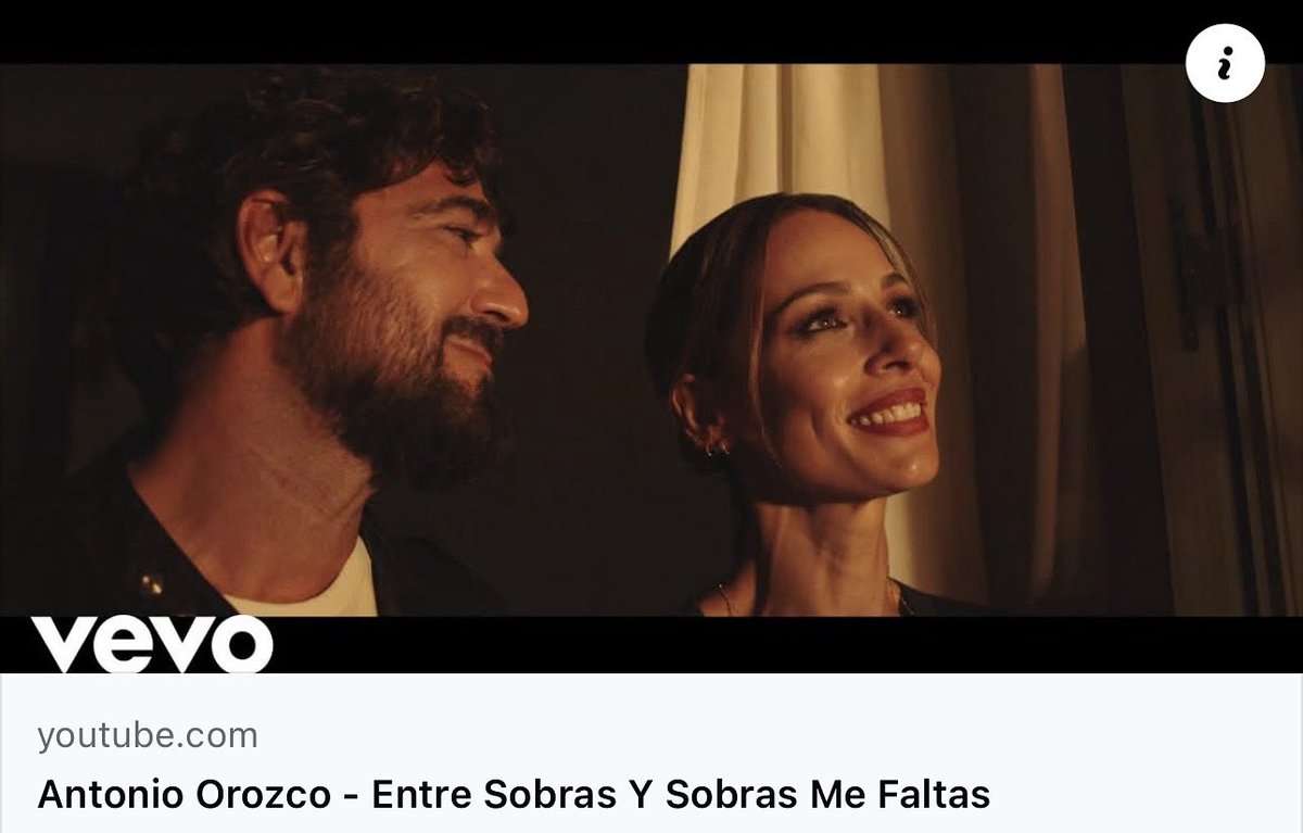 Entre sobras y sobras me faltas. Antonio Orozco. #nudismomúsica