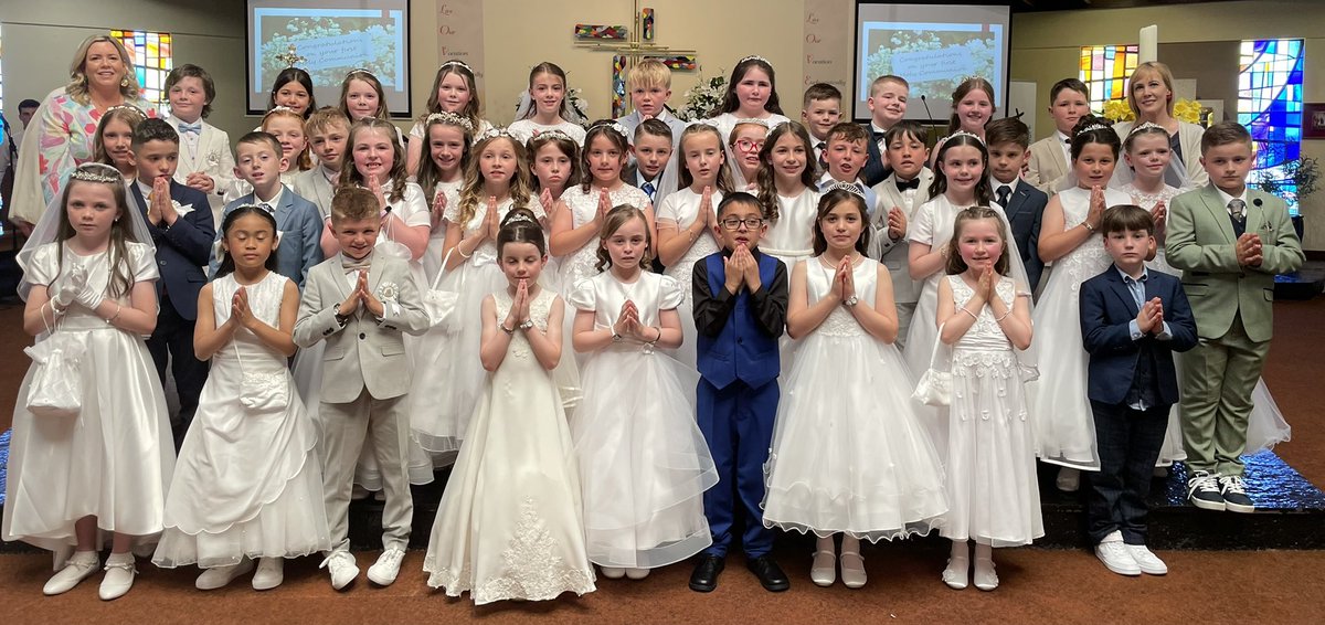 Quay NS Ballina (@quaynsballina) on Twitter photo Our second classes after receiving their First Holy Communion today in St Patrick’s Church with Fr Aidan O’Boyle and teachers Ms Maloney and Ms Kelly. Beautiful ceremony <a href="/WesternPeople/">Western People</a> Our second classes after receiving their First Holy Communion today in St Patrick’s Church with Fr Aidan O’Boyle and teachers Ms Maloney and Ms Kelly. Beautiful ceremony <a href="/WesternPeople/">Western People</a>