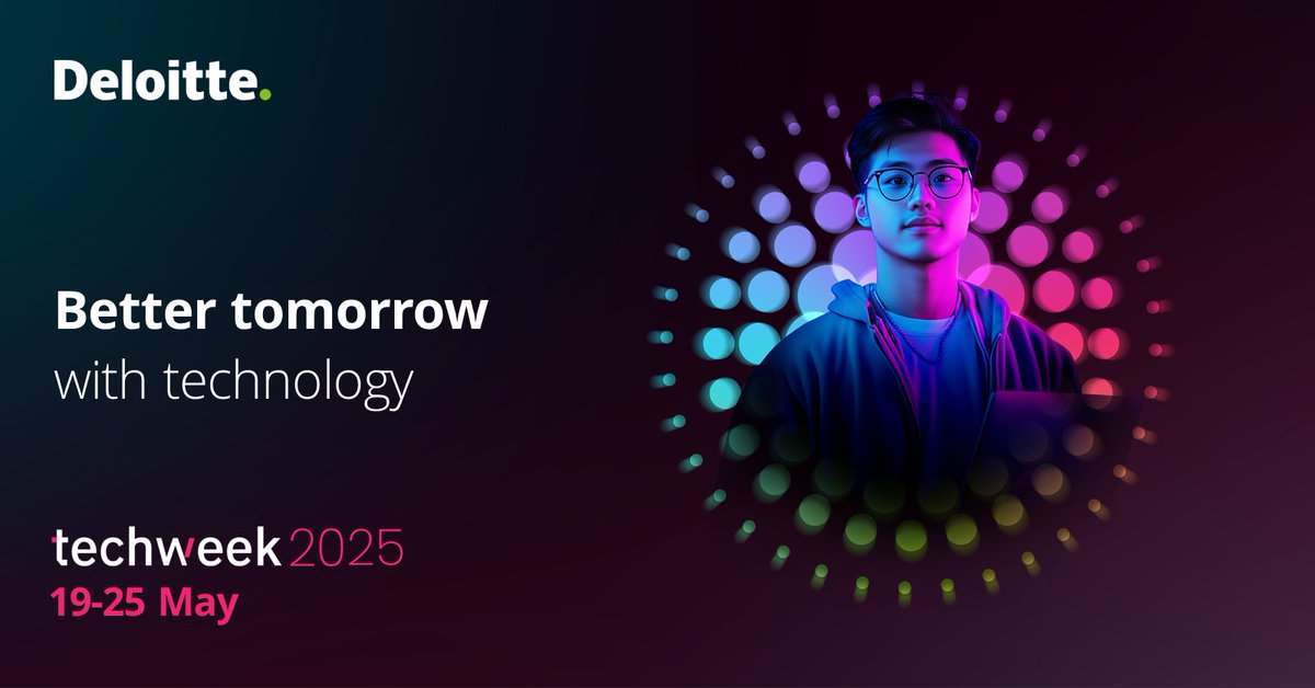 Today marks the launch of Techweek 2025! If you haven't registered yet, there's still time to attend one of the many events being held online or in person nationwide - delo.tt/6018Ng200 #Techweek25 #DeloitteNZ