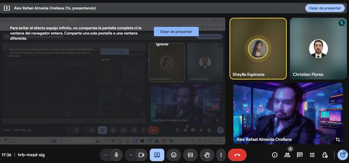¡Escuela Popular Web!
Hoy estuvimos con Sheylla y Christian Flores.
Estuvimos revisando la etiqueta <head> y las etiquetas que contiene.
Seguimos avanzando en el conocimiento libre. Gracias.