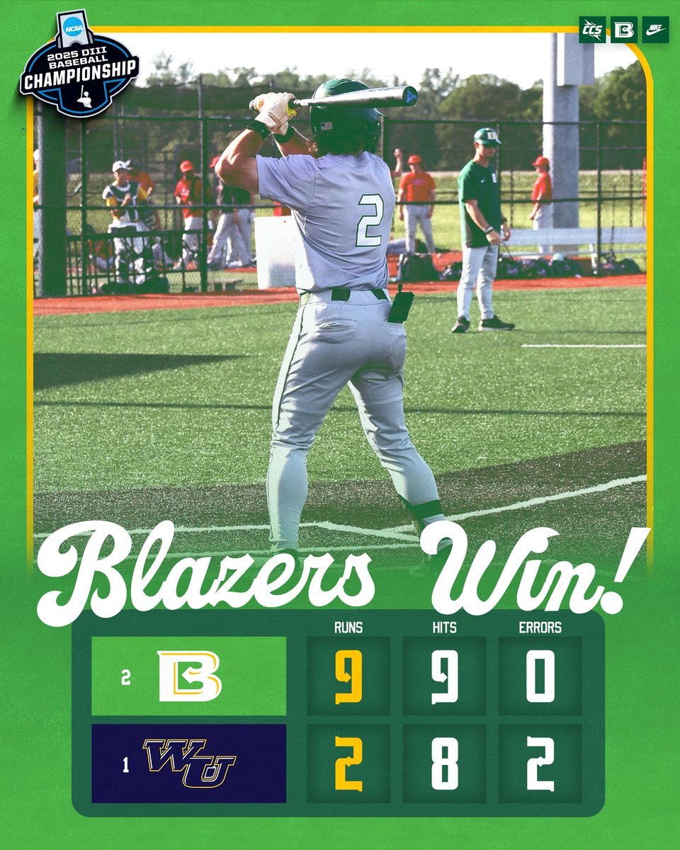 INTO THE REGIONAL FINAL

The Blazers come from behind to take down Webster and advance to the Regional Final tomorrow

#GoGreen | #GreenCollar