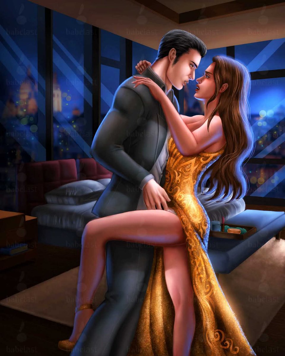 B4belast's tweet image. Simon & Hannah from See Me: Dangerous Entanglements Book 1. This art commissioned by author Anne Roman. Thank you for supporting human artists, I open for commission work, feel free to message me 馃槉. #writer #author #writersoftwitter