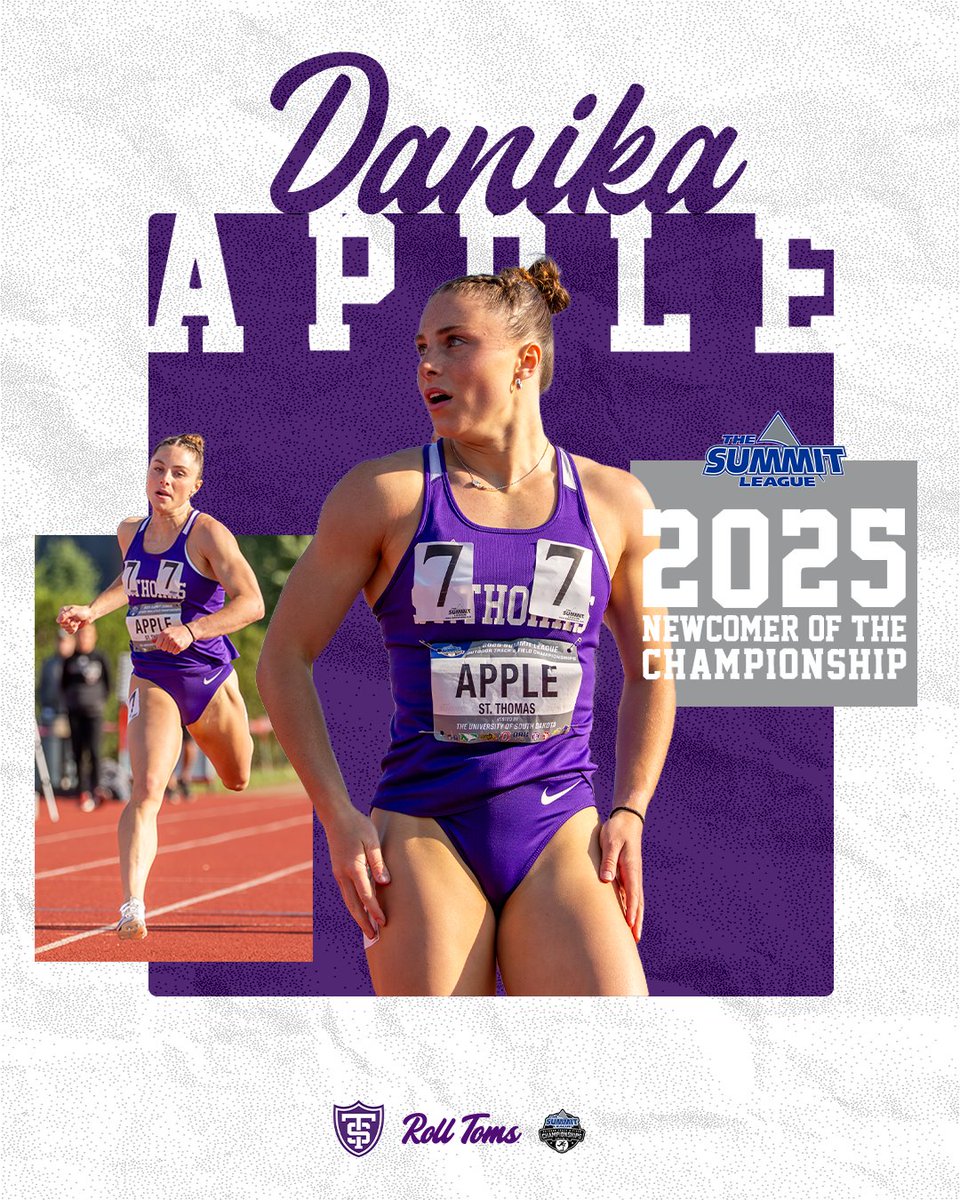 Made a STATEMENT in year ☝️

Congrats to Danika Apple on being the 2025 <a href="/TheSummitLeague/">The Summit League</a> Newcomer of the Championship!

#RollToms