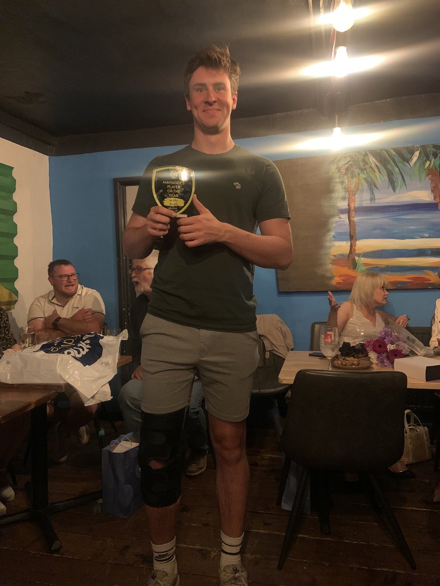 Managers player of the year 🥈

Goes to the crocked <a href="/MarkElms3/">Mark Elms</a> despite his poor commitment following his ACL rupture