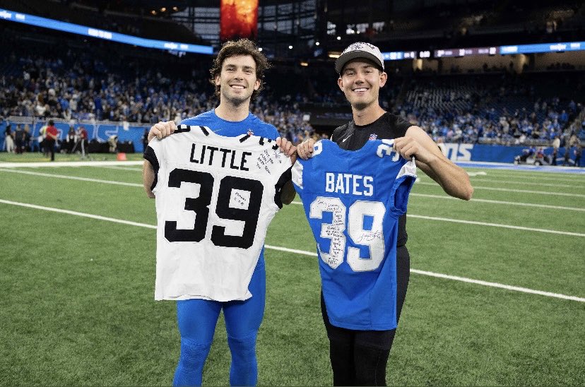 2 of the best Specialist to ever wear the ⁦<a href="/RazorbackFB/">Arkansas Razorback Football</a>⁩ Uni’s at the same time‼️
⁦<a href="/cameronglittle/">Cameron Little</a>⁩ ⁦<a href="/jakebates30/">Jake Bates</a>⁩ 
Both were over 90% in FG % there Rookie Season in the NFL !!
‼️‼️🐗🐗🐗🐗🐗🐗🐗🐗‼️‼️
#Campseason #1/11 #WPS