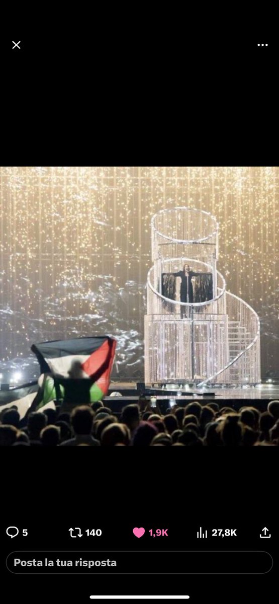 GP93016639's tweet photo. Il simbolo di questo Eurovision song contest #FreePalestine #EscITA2025  #ESC2025 https://t.co/2aEIgT1RBl