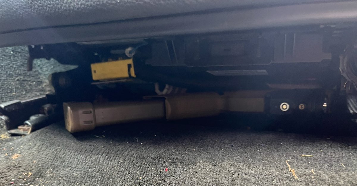 ppbnorth's tweet photo. This illegally possessed gun found under a car seat didn’t get fired in our neighborhoods after a traffic stop by Focused Intervention Team (FIT) Officers Friday. One 18-year-old man was arrested. https://t.co/b28EcU02pm