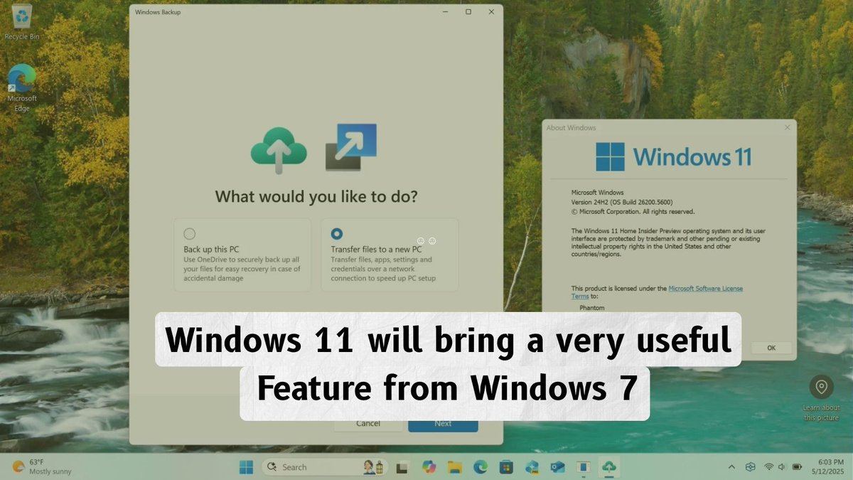 techrbc's tweet image. #Windows 11 will bring a very useful feature from #Windows 7.
The new feature will be useful for those who have two or more personal #computers or #laptops.
techrbc.com
#Windows11Pro #Windows10 #laptopsecurity #pcgaming #Tech #technology #TechNews #Tech4All