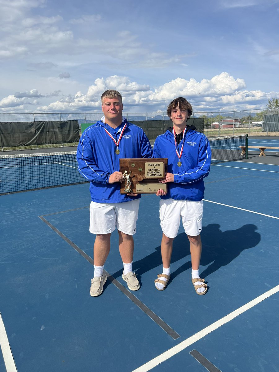 2025 Central A Divisional Doubles Champs 🎾