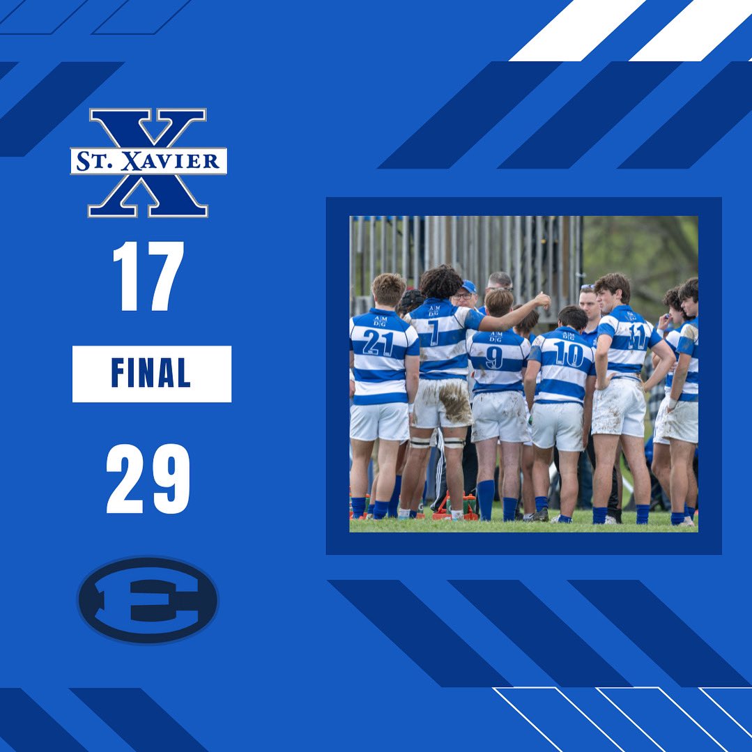 Bombers take a tough loss to St. Edward in the State Semi-Finals.  Congratulations to <a href="/SEHS_Rugby/">St. Edward Rugby</a> on their season.

Bombers will be back in action in the fall for 7s.

#AMDG | #GoBombers | <a href="/stxsports/">Cincy St. X Sports</a>