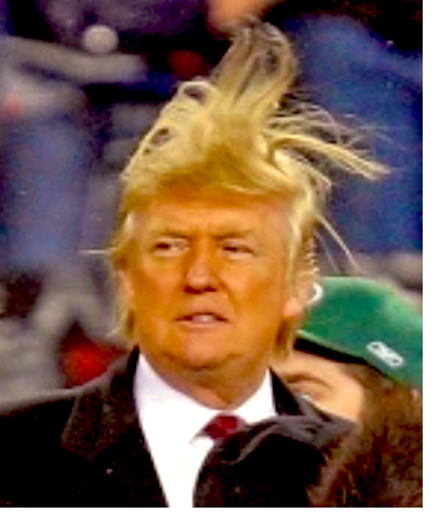 susanan23080452's tweet image. Always projecting! Has he ever looked in a mirror? He has no one who actually cares for him &amp;amp; lies to him as he goes out in public w/an orange face &amp;amp; huge comb-over like his mom’s! He’s a 6X bankrupt, fake Univ, children’s charity thief, 34 count criminal! #TrumpProjection