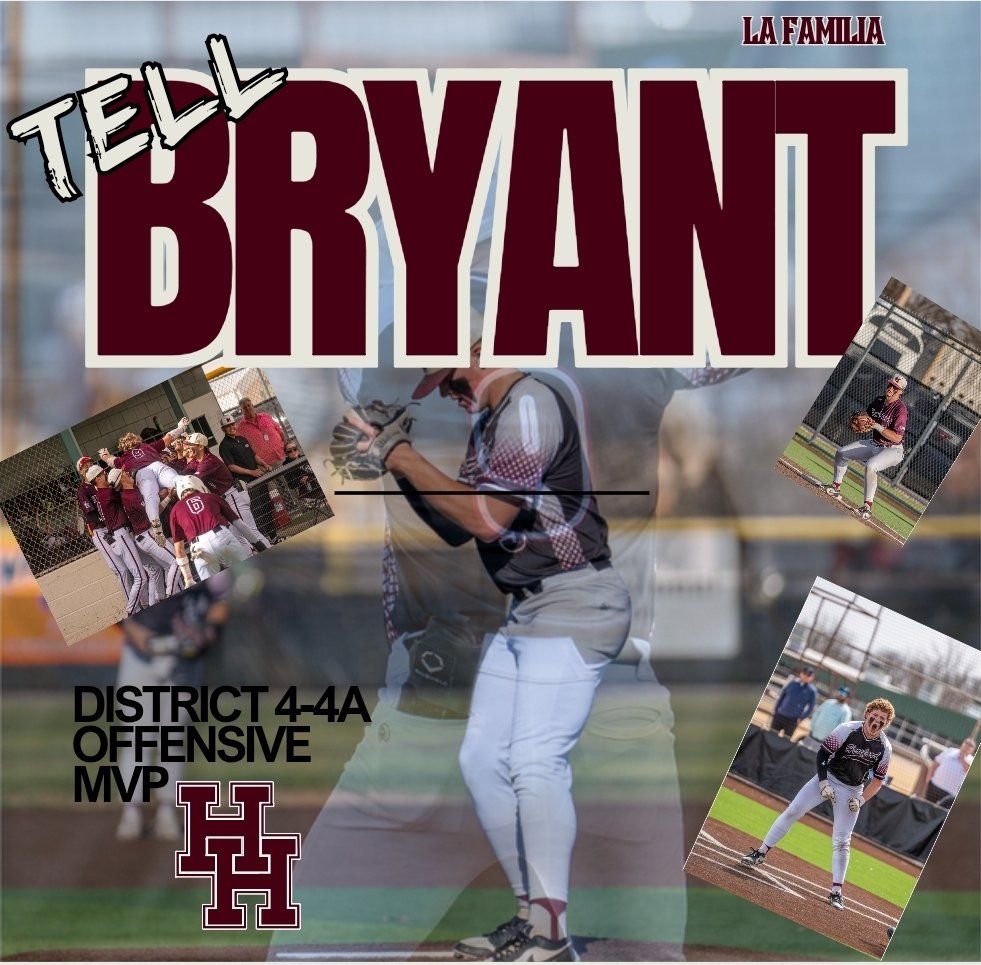 Congratulations, Tell Bryant on being named District 4-4A Offensive Player Of The Year!!!

📷 Bella Lara
#LaFamilia//#HerdNation//#RentsDue//#TogetherWeRise
