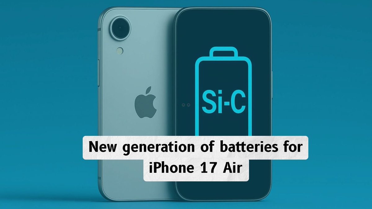 techrbc's tweet image. What will give the iPhone 17 Air a new type of battery that almost all androids have ?
techrbc.com
#iPhone17 #iphone17promax #iPhone16ProMax #Apple #iOS #ios185 #iOS #Tech #technology #TechNews #Tech4All #TechInnovation