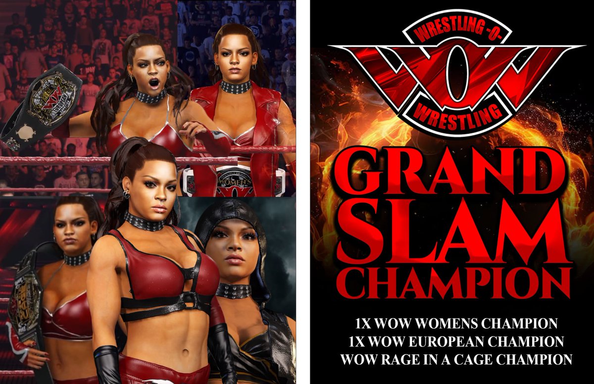 Congratulations to K9UNIT's own <a href="/1BabyBoneCrush/">Baby Bone Crusha</a> for becoming <a href="/UFN_Federation/">UFN_Federation</a> Womens #WoW Grand Slam Champion winning every Wrestling-O-Wrestling's Women's titles.