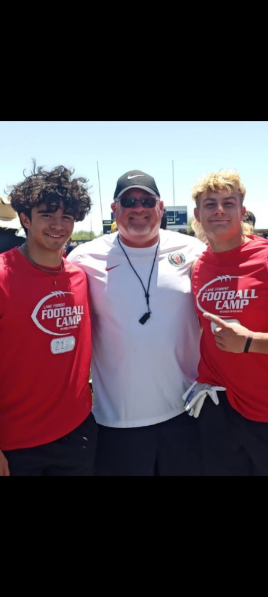 Treydon Baker (@bakertreydon) on Twitter photo After a great conversation with <a href="/LFC_FOOTBALL/">Jim Catanzaro</a>, I am blessed to have received an offer from Lake Forest College!! Thank you for putting on a great camp as usual!! <a href="/CoachPerrone/">Coach Perrone (My Recruits)</a> <a href="/AZCoachRon/">Ron Baker</a> <a href="/M_Gorogianis87/">Mark Gorogianis</a> <a href="/JUSTCHILLY/">Just Chilly</a> <a href="/FBCOACHA/">JR Alcantar</a> <a href="/Brandonacatalan/">Brandon Catalan</a> <a href="/Qb12_GageBaker/">Gage Baker</a> After a great conversation with <a href="/LFC_FOOTBALL/">Jim Catanzaro</a>, I am blessed to have received an offer from Lake Forest College!! Thank you for putting on a great camp as usual!! <a href="/CoachPerrone/">Coach Perrone (My Recruits)</a> <a href="/AZCoachRon/">Ron Baker</a> <a href="/M_Gorogianis87/">Mark Gorogianis</a> <a href="/JUSTCHILLY/">Just Chilly</a> <a href="/FBCOACHA/">JR Alcantar</a> <a href="/Brandonacatalan/">Brandon Catalan</a> <a href="/Qb12_GageBaker/">Gage Baker</a>