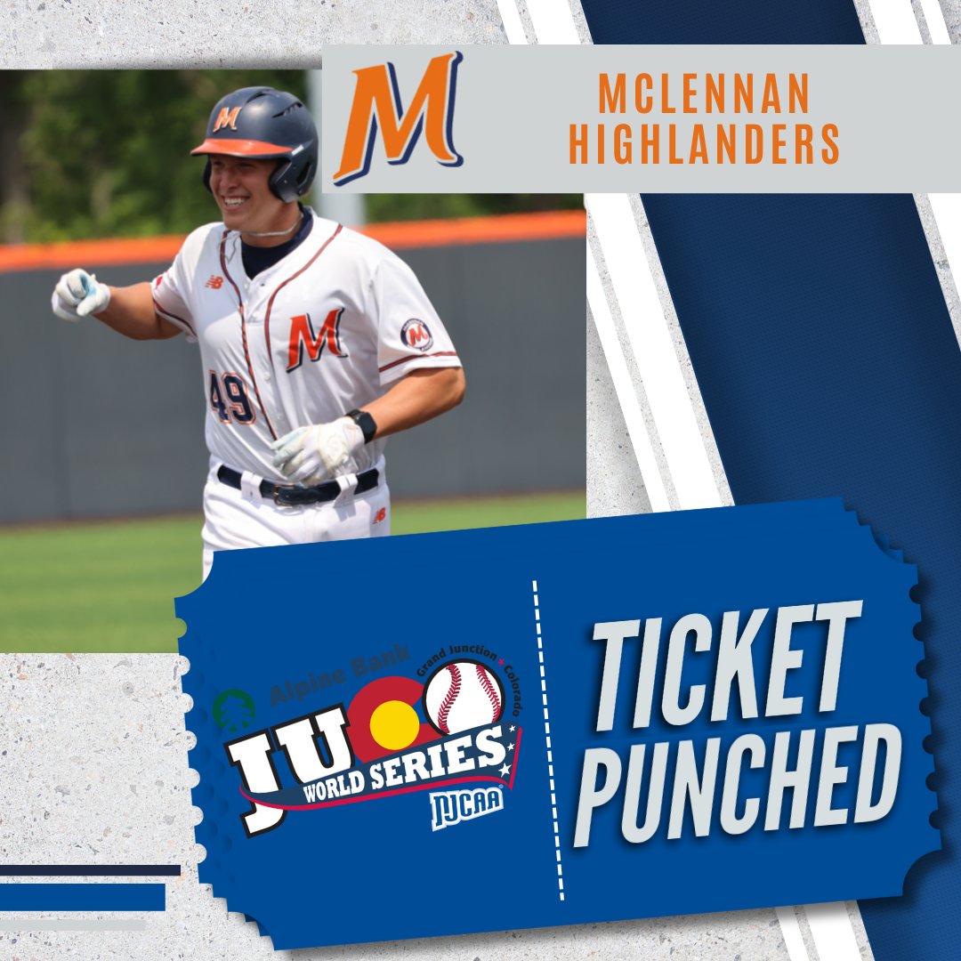 The Final 🎟️ to Grand Junction is 👊!

McLennan wins the Southwest District and earns a spot in the 2025 #NJCAABaseball DI World Series.

njcaa.org/sports/bsb/202…